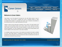 Tablet Screenshot of careersetters.com